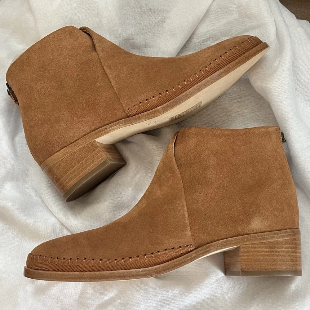 Soludos Venetian Bootie - Leather Tan - Size 9.5 New